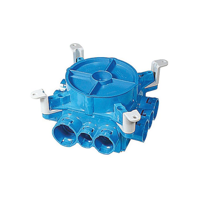 Thomas  Betts Carlon® A863-4SQF Non-Metallic Square Mud Box With 4 in Square Ring, Polycarbonate